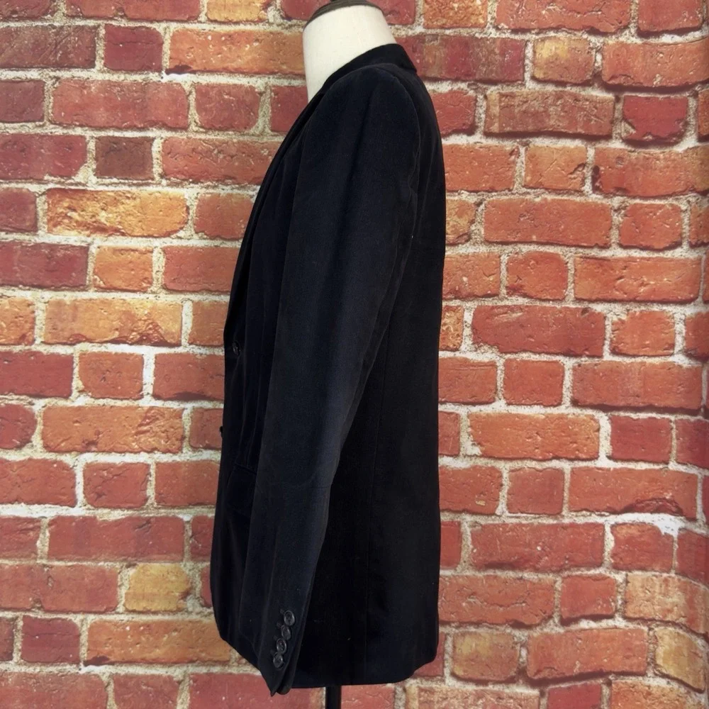 Calvin‎ Klein Blazer Sport Coat Black 2 Button Single Breasted Men's 42R